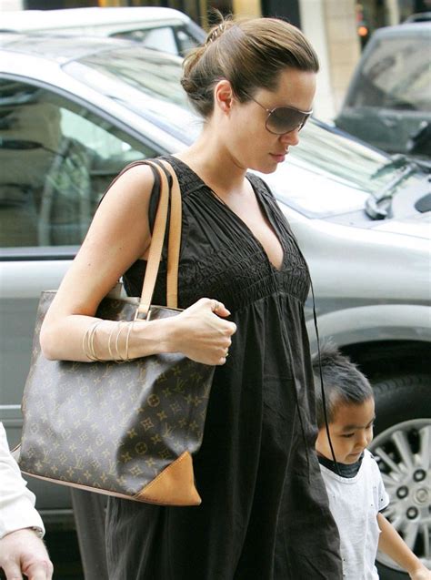 angelina jolie lv colorblack bag|angelina jolie designer purses.